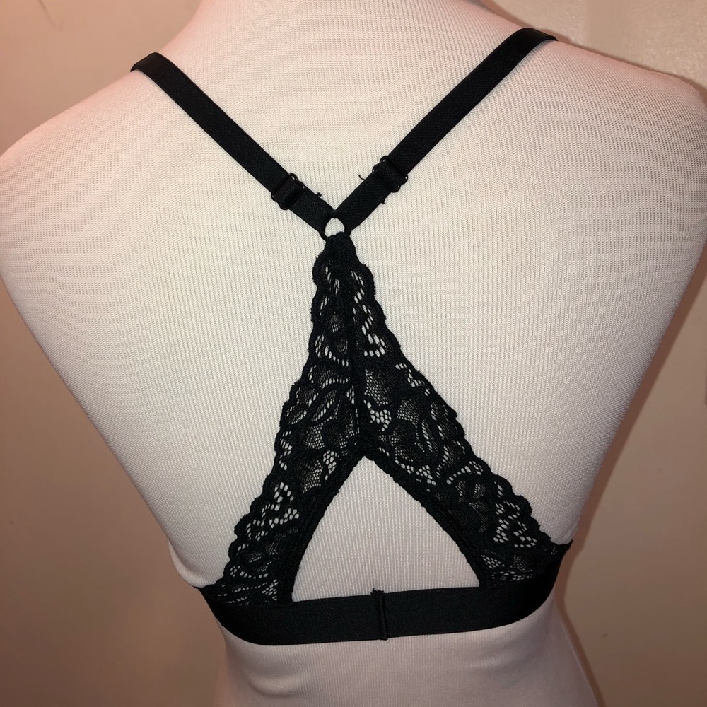 Target Black Lace Racerback Bralette - Picture 3 of 5